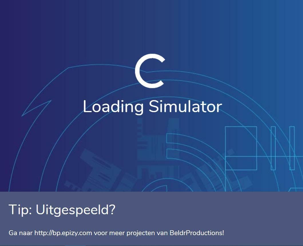 Loading Simulator (BeldrProductions)