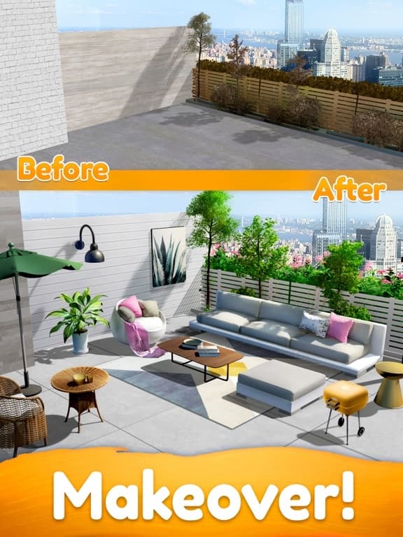 Homecraft - Home Design Game screenshot 2