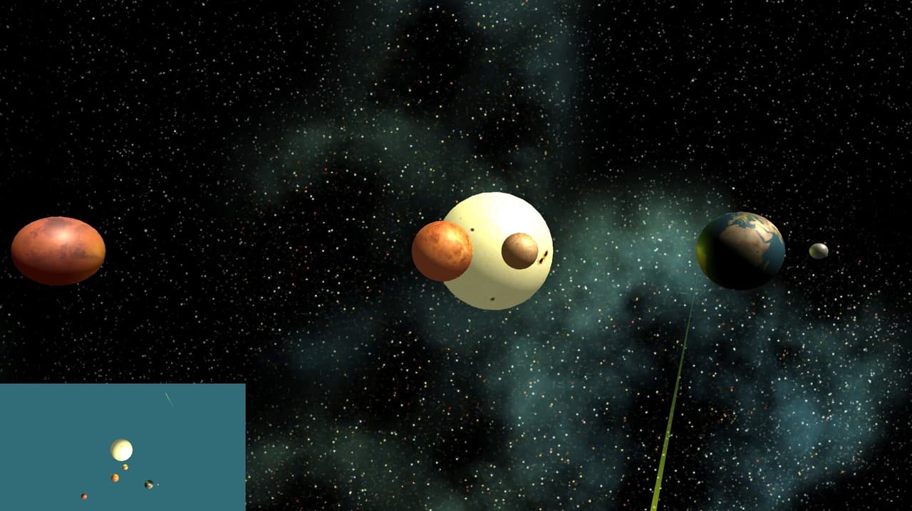 Solar System Simulation (MuhammadAbuBakar) screenshot 4