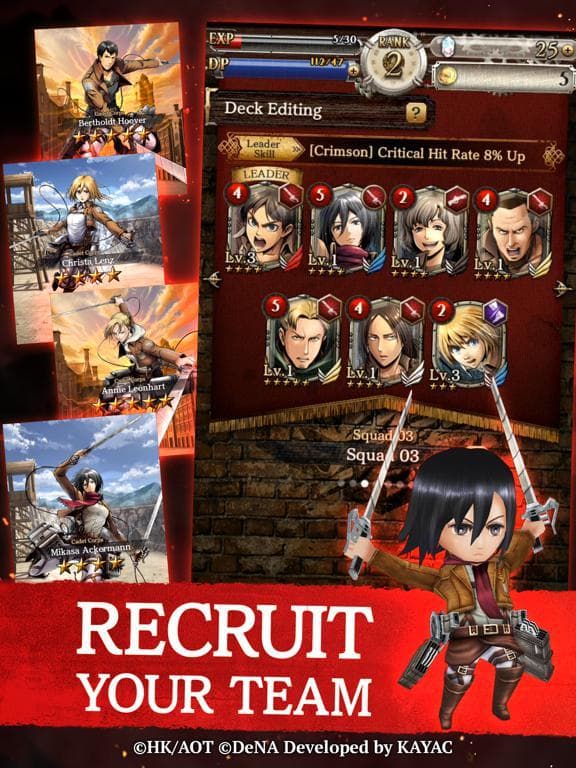 Attack on Titan TACTICS screenshot 6