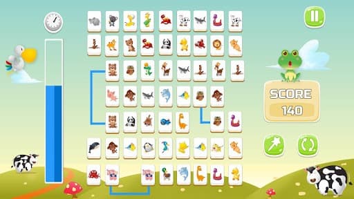 Connect Animals: Onet Kyodai (puzzle tiles game) screenshot 4