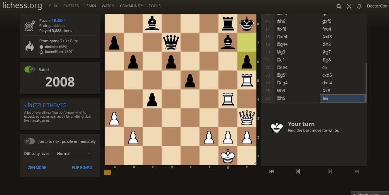 Lichess screenshot 3