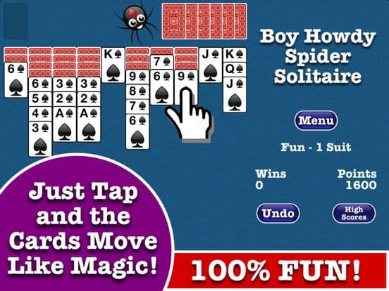 Totally Spider Solitaire - Classic Card Game! screenshot 2