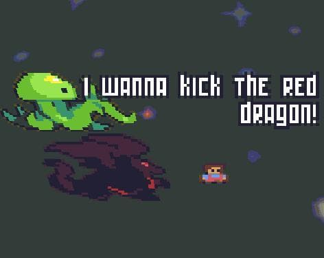 I wanna kick the Red Dragon!