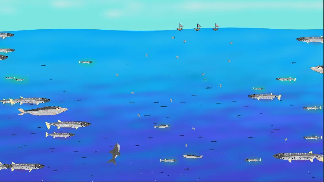 Katamari Shark screenshot 2