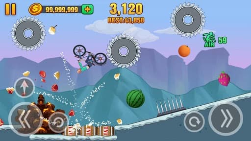 Hill Dismount - Smash the Fruits screenshot 4