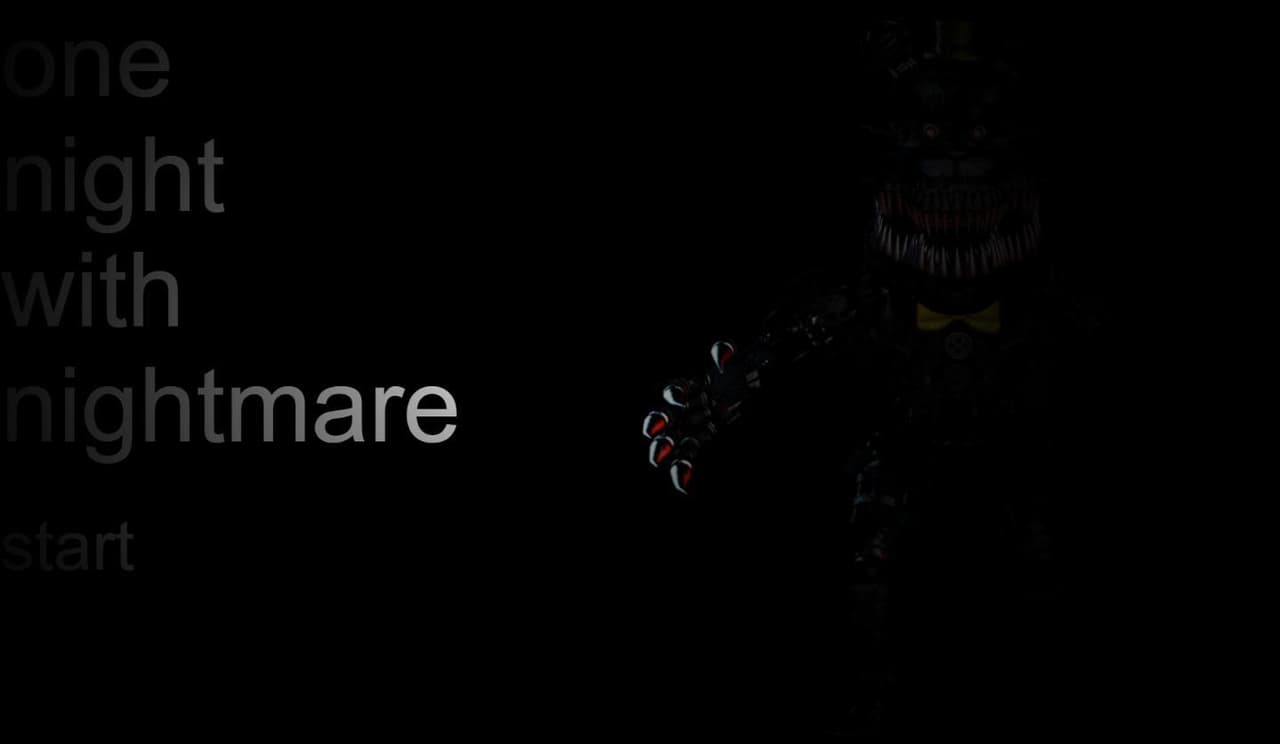 fnaf fan game eight nigths with nightmare