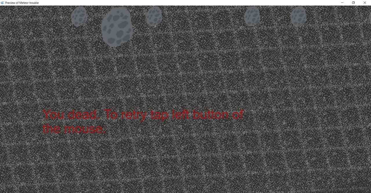 Meteor trouble (Savalio) screenshot 2
