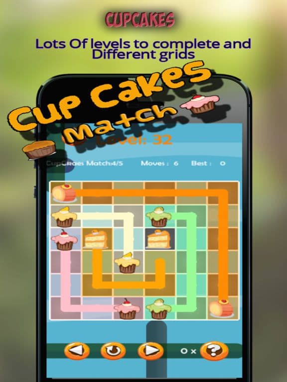 Cup Cakes - Free Match Maker Puzzle Catch Game screenshot 4