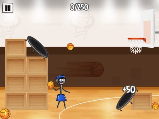 Stickman Trick Shot Basketball screenshot 5
