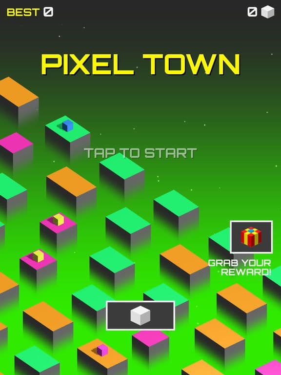 Pixel Town - Tap to Hop Ahead screenshot 2
