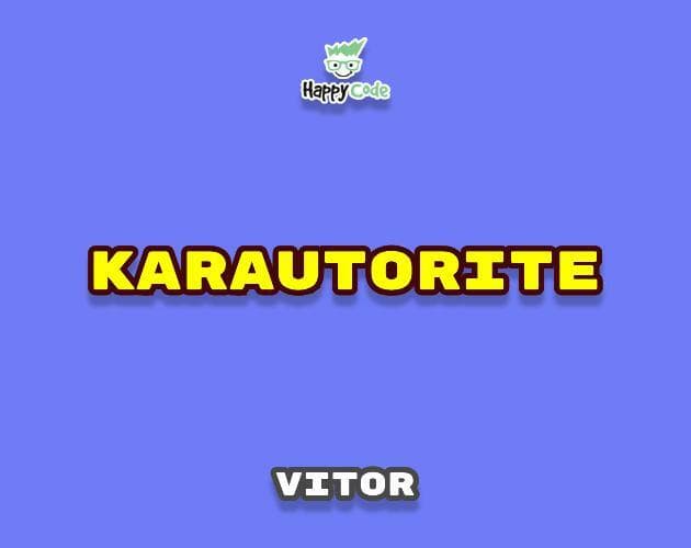 KARAUTORITE - Vitor
