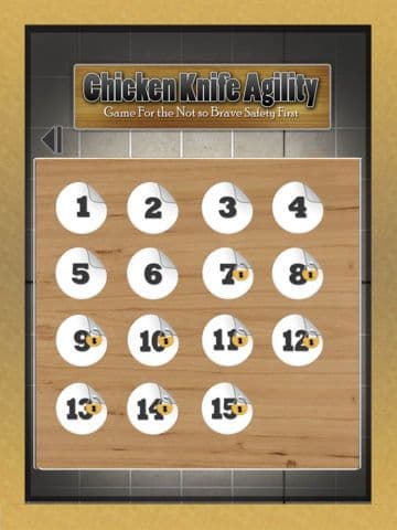 Chicken Knife Agility Game For the Not so Brave: Safety First - Free Edition screenshot 4