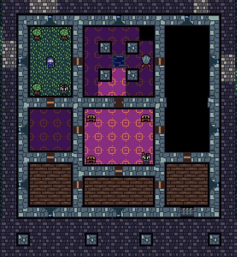 Lurk, Leap, Loot (2023 7DRL) screenshot 2