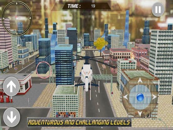 Police Helicop City Fly screenshot 2