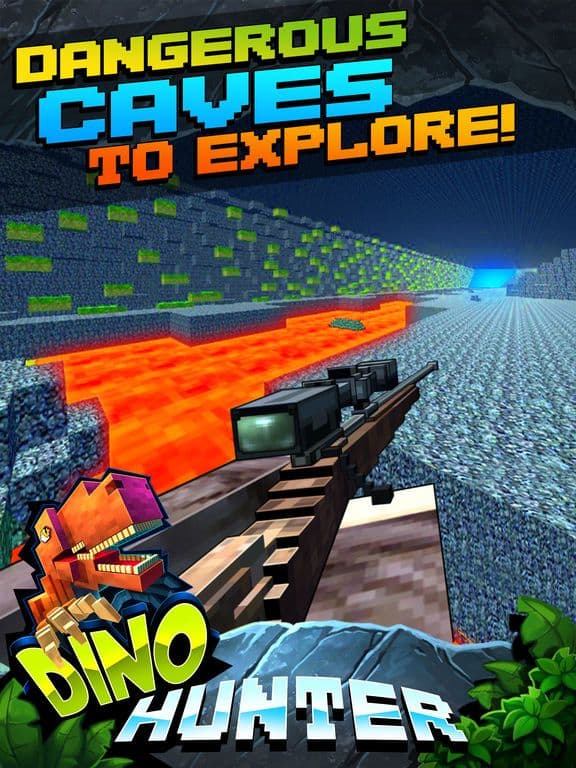 Wild Dino-saur Hunt-ing Survival Pixel screenshot 4