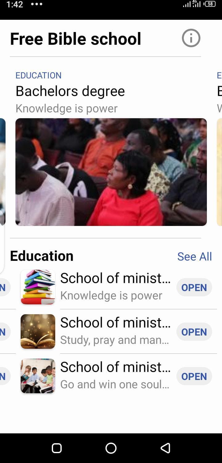Online Bible school screenshot 6