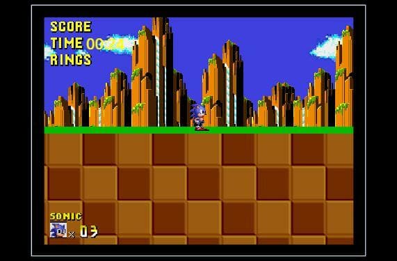 Sonic in Resort Planet