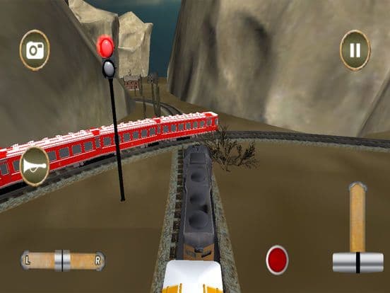 Snow Train Drive Simulation 3D screenshot 5