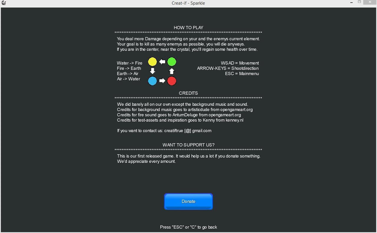 Sparkle (itch) (creat-if) screenshot 4