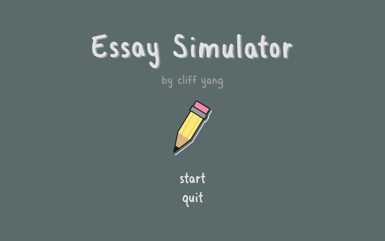 Essay Simulator screenshot 2