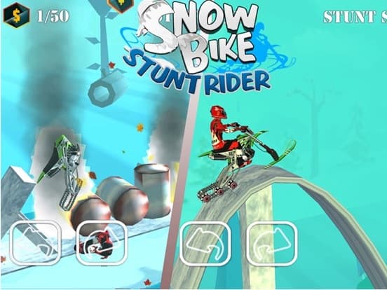 Snow Bike Stunt Rider screenshot 3
