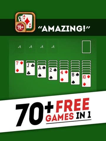 Solitaire 70+ Free Card Games in 1 Ultimate Classic Fun Pack: Spider, Klondike, FreeCell, Tri Peaks, Patience, and more for relaxing screenshot 2