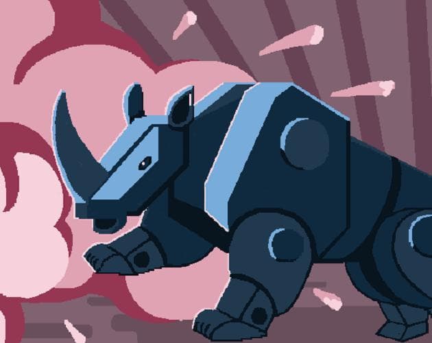 Sam is a Rhino and hes Lost