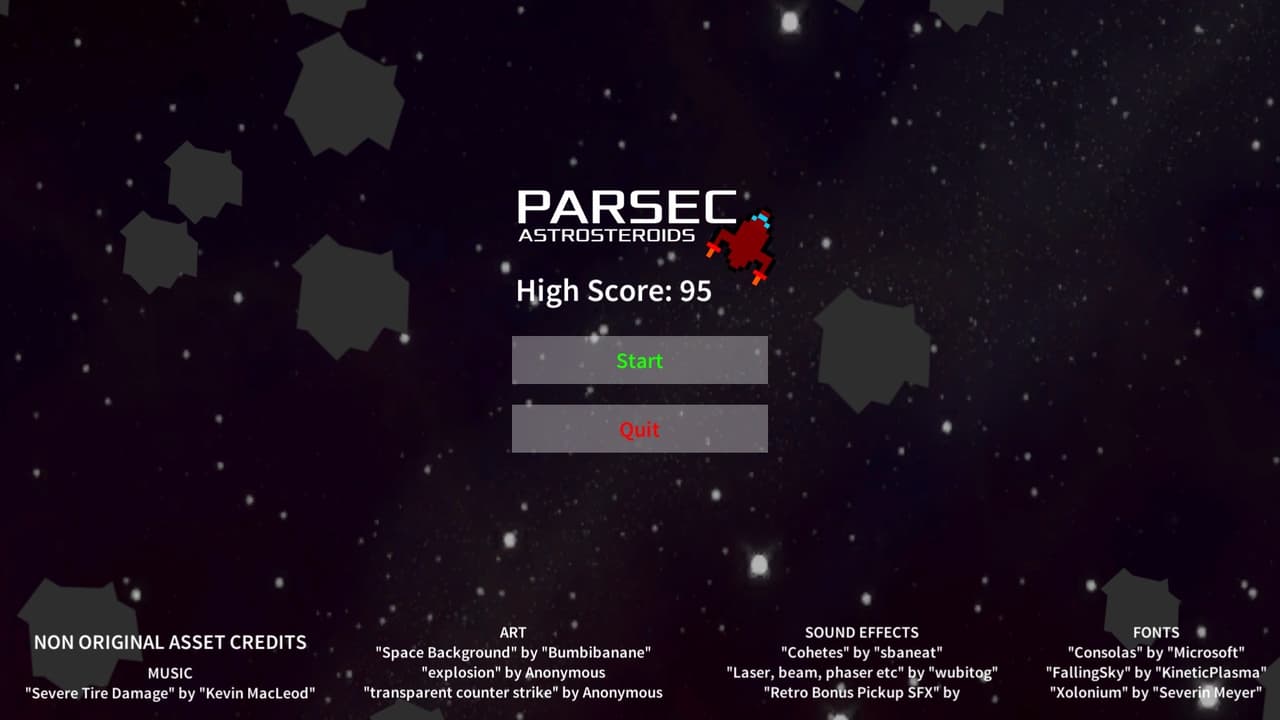 Parsec: Astrosteroids screenshot 2