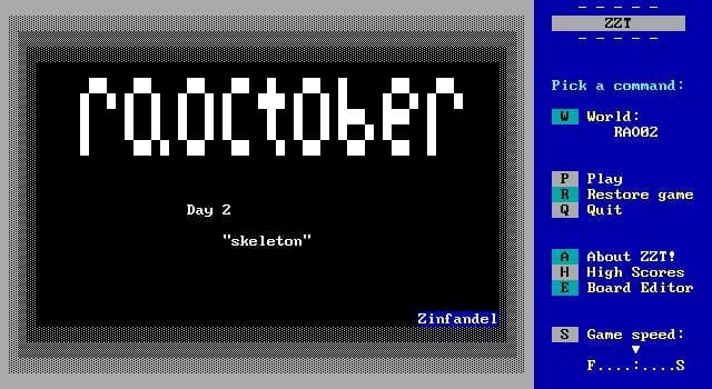 raoctober day 2 - "skeleton"