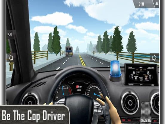 Police Car In Highway screenshot 3