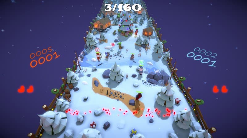 My Super Defender: Battle Santa Edition screenshot 2