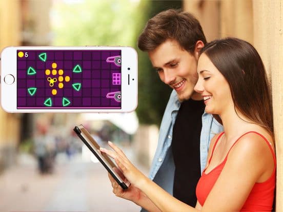 Fidget Spinner Wheel Arcade Game The Floor is Lava screenshot 5