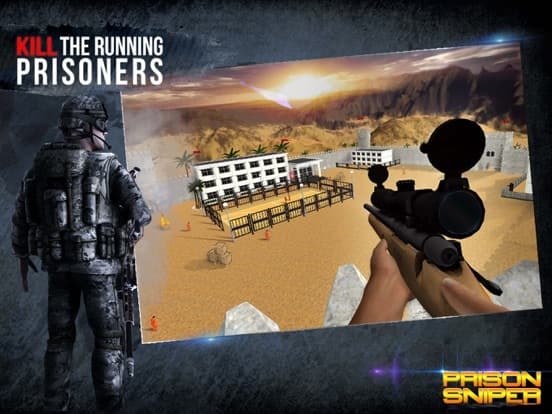 Desert Prison Yard Sniper Pro screenshot 2
