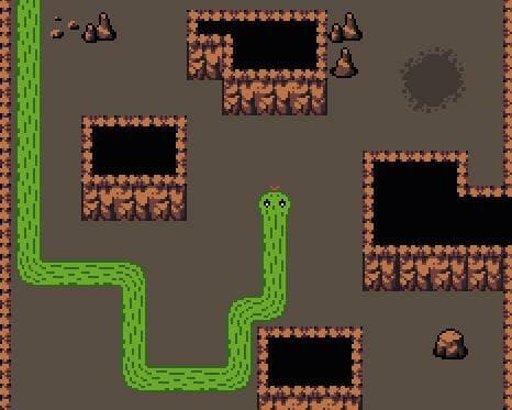 Snake in a Cave
