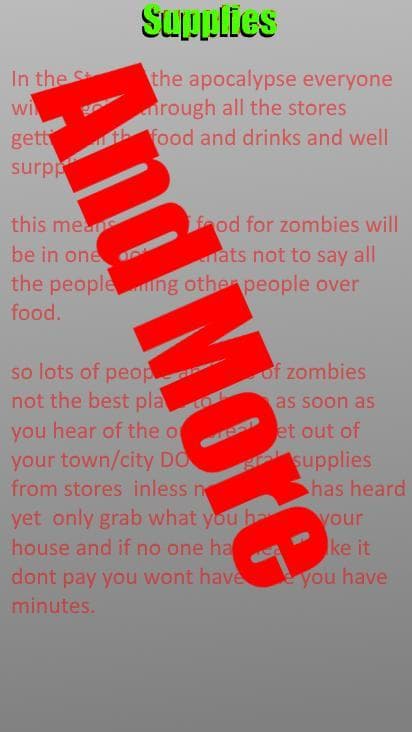 Zombie Survival Guide