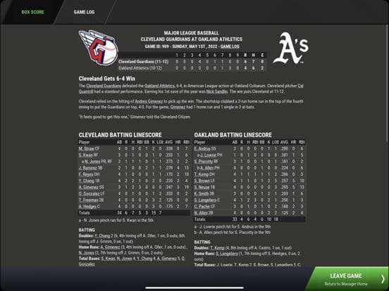 OOTP Baseball Go 23 screenshot 3