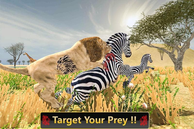 Wild Lion Safari Simulator 3D screenshot 4