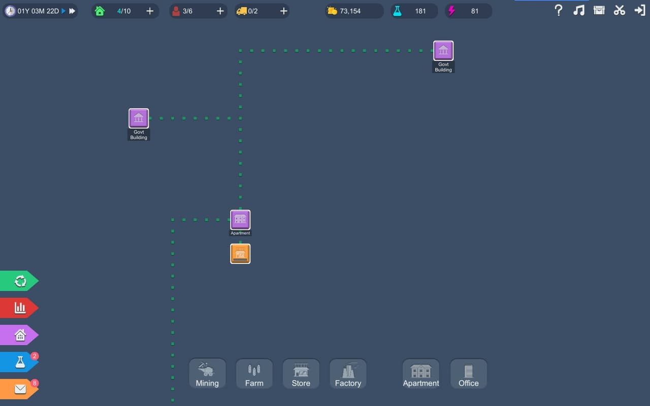 Capital Simulator screenshot 2