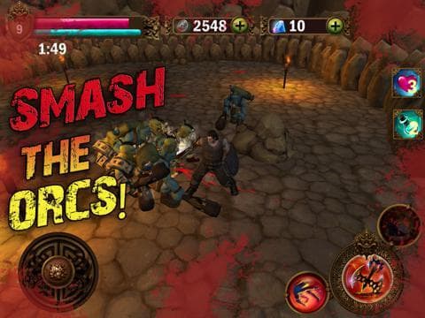 Angry Warrior: Eternity Slasher 3D Fantasy Battle With Orcs screenshot 3
