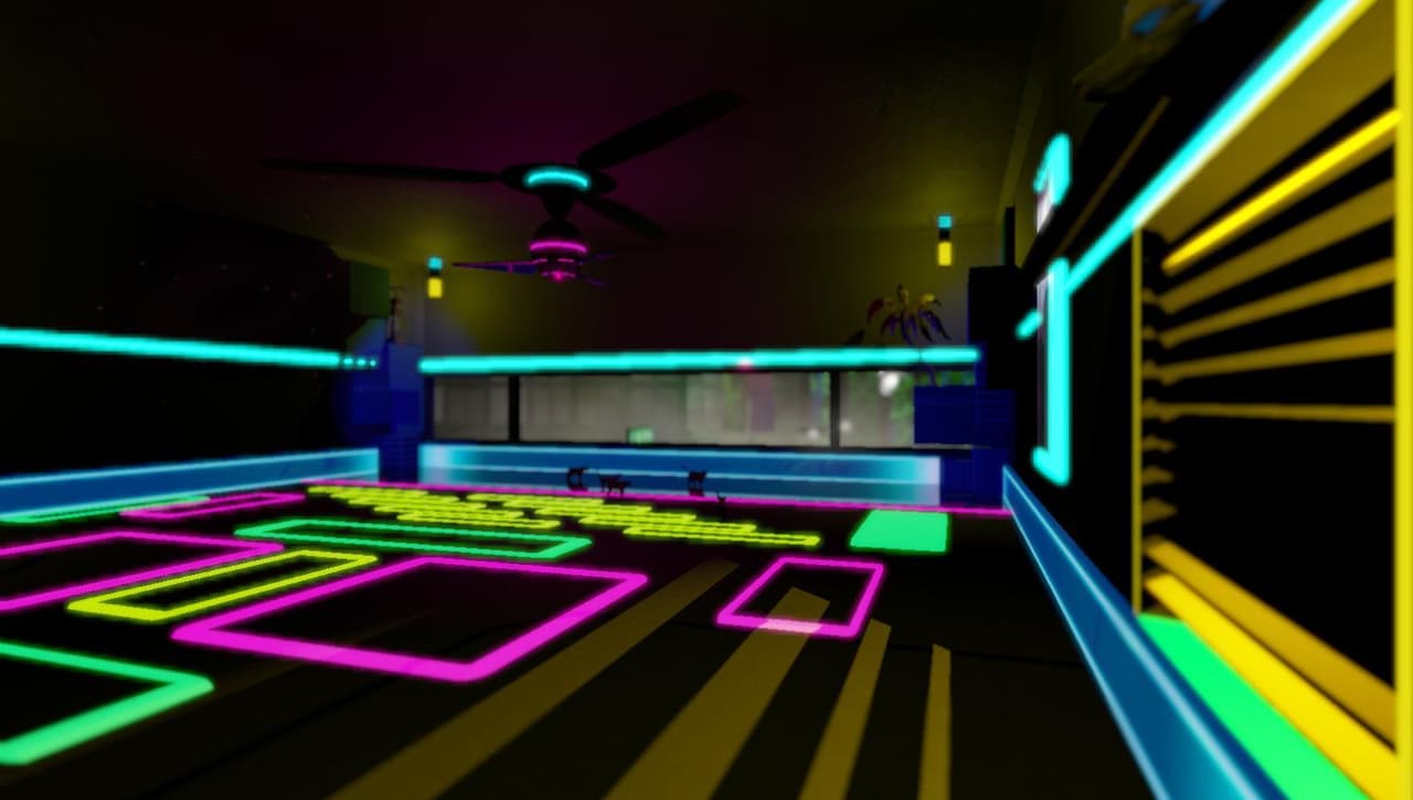 Neon City Cyber Cat Lounge