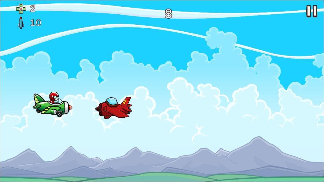 Sky Fighter: 2D Endless Runner screenshot 4