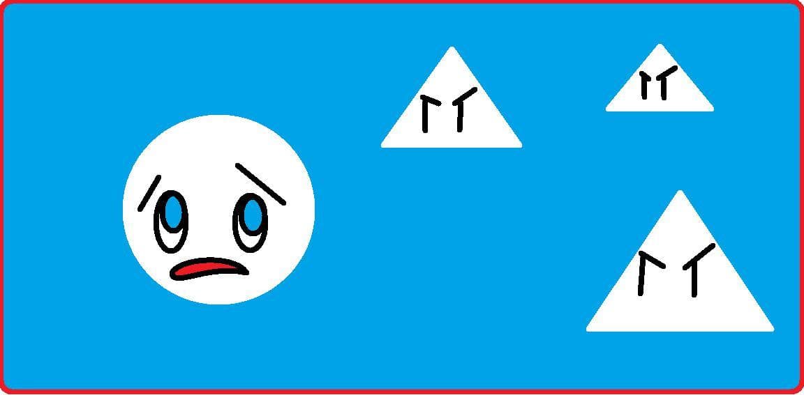Move Away from shapes that are coming after you