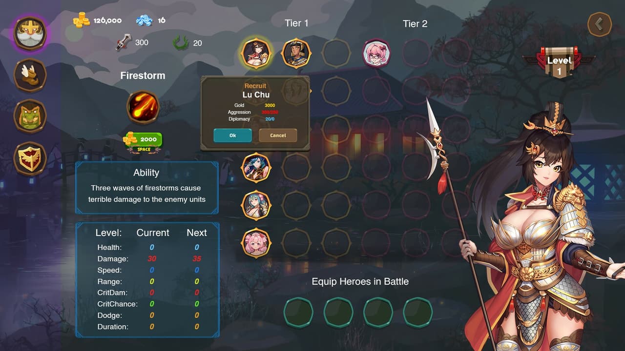 Love n War: Warlord by Chance screenshot 4