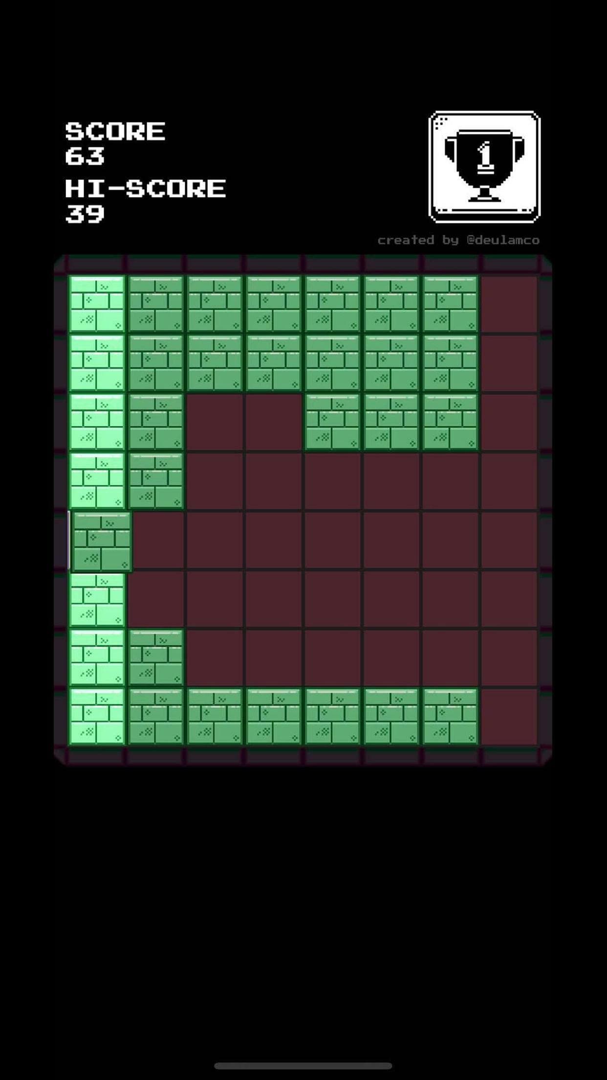 Brick Puzzle (itch) screenshot 2