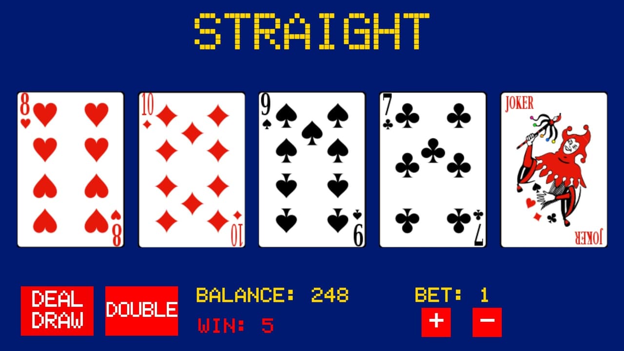 Video Poker - Jokers Wild screenshot 3