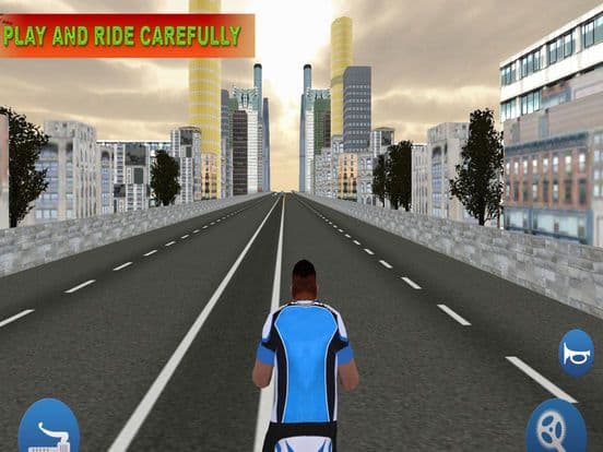 Bicycle In Traffic screenshot 2