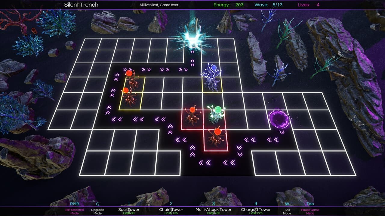 Space Nature Attack Tower Defense screenshot 2