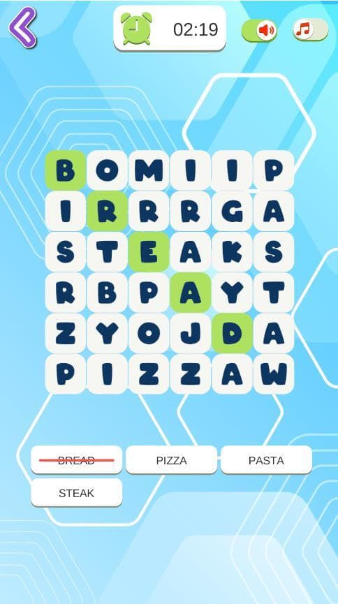 Word Search unity game android