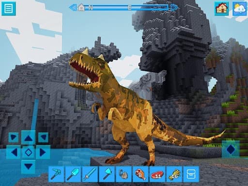 JurassicCraft: Free Block Build & Survival Craft screenshot 2